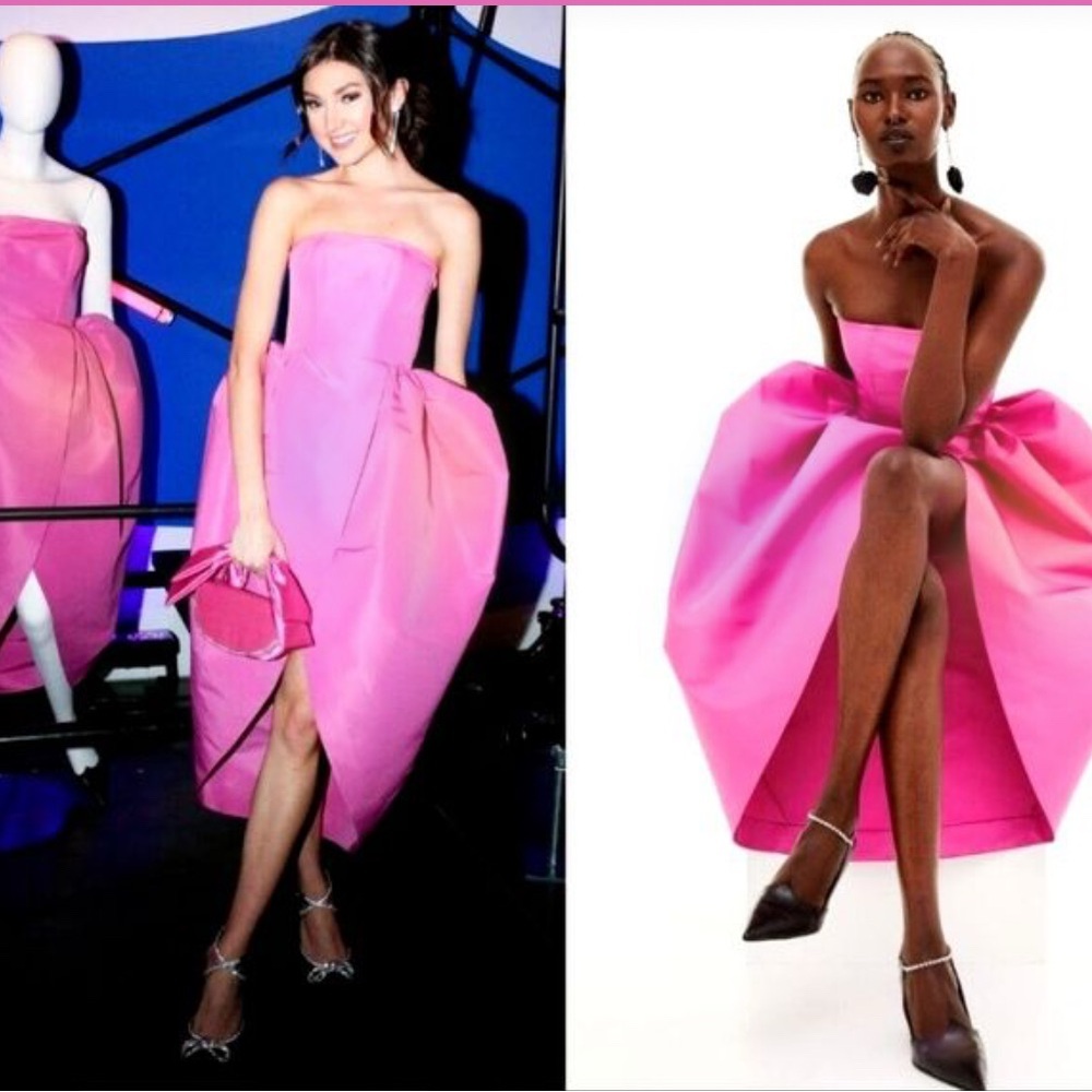 H&M Charish Waste Story Conscious Heart Tulip Dress - limited edition